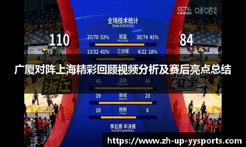 广厦对阵上海精彩回顾视频分析及赛后亮点总结
