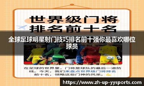 全球足球明星射门技巧排名前十强你最喜欢哪位球员