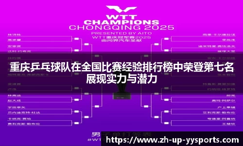 重庆乒乓球队在全国比赛经验排行榜中荣登第七名展现实力与潜力